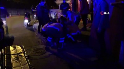 kaygan zemin -  Direksiyon hakimiyetini kaybedince motordan düştü Videosu