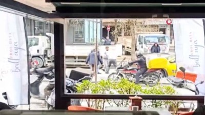  İstanbul’un göbeğinde taksici dehşeti kamerada