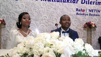  Nijeryalı çift Rize'de tanıştı, Rize'de evlendi
