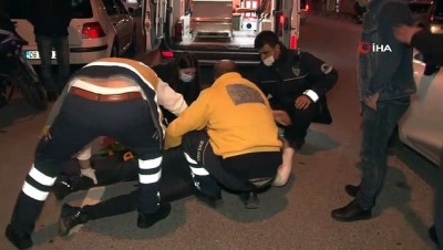  Arnavutköy’de motosiklet ile otomobil çarpıştı: 1 yaralı
