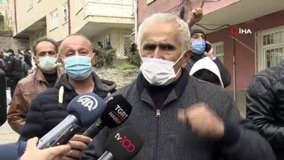 toprak kaymasi -  İstinat duvarı çöken bina sakinleri mağduriyetlerini anlattı Videosu
