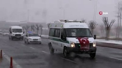  Siirt şehidinin naaşı Kayseri'ye getirildi