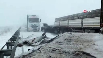 kar yagisi -  TBMM İdari Amiri Ali Şahin kaza yaptı Videosu