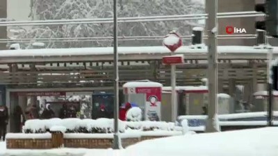 kar yagisi -  Kayseri’de Nisan karı etkisini göstermeye devam ediyor Videosu