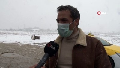 kar yagisi -  Eskişehir yine beyaz örtü altında Videosu