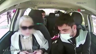  Turistlerden 4 bin dolar çalan ‘yankesici’ taksi şoförü kamerada