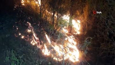  Muğla'daki orman yangınlarını söndürme çalışmaları devam ediyor
