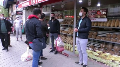 ekmek firini -  Iğdır'da pide kuyruğunda maske tartışması Videosu