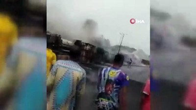 yakit tankeri -  - Nijerya’da akaryakıt tankeri patladı: 7 ölü Videosu