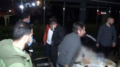 polis baskini -  Pendik’te kısıtlamayı delip restoranda alkol alan şahıs: “Kamera beni çekmeden cezaya imza atmam” Videosu
