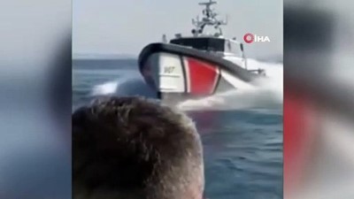 nani -  Türk Sahil Güvenlik Botu, mültecileri ölüme terk eden Yunan botuna böyle müdahale etti Videosu