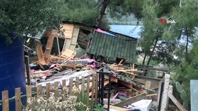 geri cekilme -  Akbük koyunda yıkımlar devam ediyor Videosu