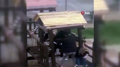 cocuk parki -  Bursa’da 'pes dedirten' görüntü Videosu