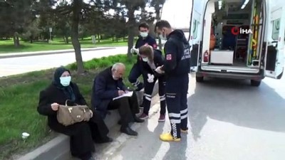  Virajı alamadı, karşı şeride geçerek yan yattı