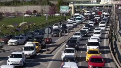 trafik yogunlugu -  İstanbul’da kısıtlama öncesi trafik yoğunluğu rekor seviyeye ulaştı Videosu