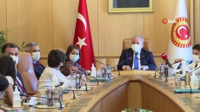 isaf -  TBMM Başkanı Mustafa Şentop 23 Nisan münasebetiyle Bağcılar Belediyesi’nin etkinliğine katılan çocukları kabul etti Videosu