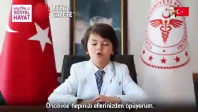 Sağlık Bakanı Dr. Fahrettin Koca'dan hem güldüren hem de bilgilendiren 23 Nisan paylaşımı