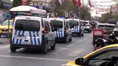 polis araci -  Bakırköy polisinden 23 Nisan Ulusal Egemenlik ve Çocuk Bayramı konvoyu Videosu