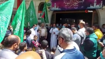  - Gazze’de İsrail saldırılarına karşı Kudüs ve Mescid-i Aksa’ya destek gösterisi