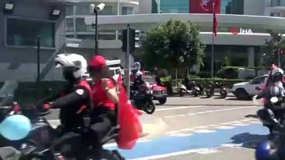 motorize ekip -  Marmaris polisinden kankalı, meşaleli, dövizli kortej Videosu