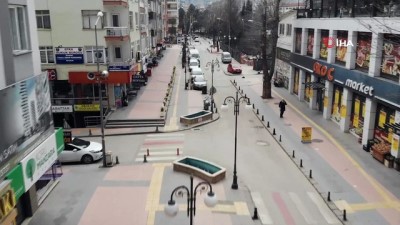  Çankırı'da 4 hafta sonra sokaklar sessizliğe büründü