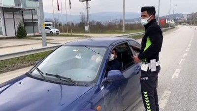 trafik denetimi -  Kısıtlamada trafik denetiminde vatandaşlara ceza yağdı Videosu