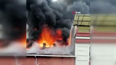cati yangini -  Bahçelievler’de korkutan çatı yangını Videosu