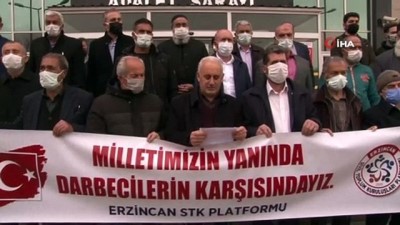 tahammul -  Erzincan’da STK’lardan emekli amirallerin bildirisine ortak tepki Videosu