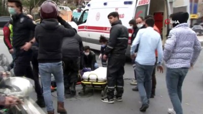 hastane -  İstanbul’da feci kaza: Motosiklet sürücüsü taksinin altına girdi Videosu