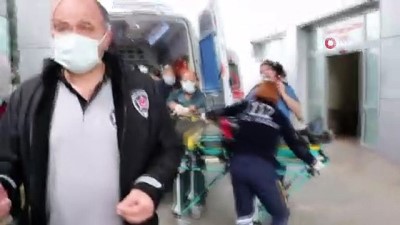 ozel guvenlik gorevlisi -  Çatıda babasına yardım etmek isterken düşerek ağır yaralandı Videosu
