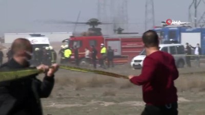  Konya'da askeri uçak düştü. Olay yerine çok sayıda polis, ambulans. itfaiye ve AFAD ekipleri sevk edildi.