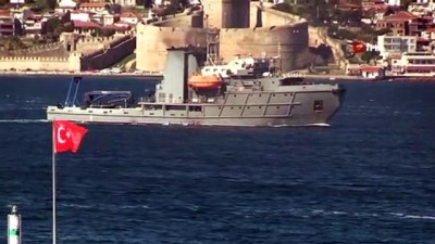  Romanya mayın arama gemisi Çanakkale Boğazı’ndan geçti