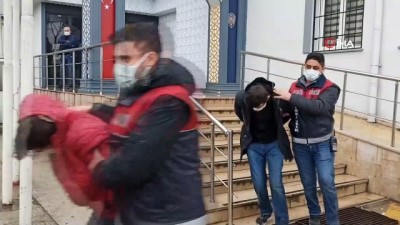  Bursa'da tır ve baz istasyonlarında hırsızlık yapan 8 kişilik şebeke çökertildi