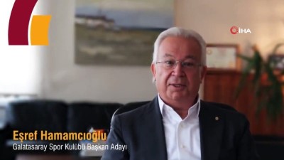 baskanlik secimi - Galatasaray'da Eşref Hamamcıoğlu başkan adaylığını açıkladı Videosu