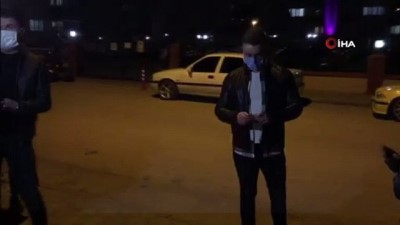 basin mensuplari -  Polisler maske ve mesafe denetimi yaptı.. Hakkında işlem yapılan kadın basın mensuplarına tepki gösterdi Videosu