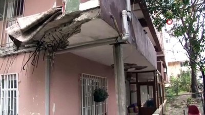 nalbur dukkani -  Üsküdar’da 5 katlı binada evin balkonu çöktü Videosu