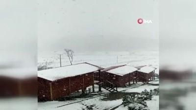 yazla -  İznik'te Nisan ayında kar sürprizi Videosu