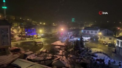  Kastamonu’da kar yağışı etkili oluyor