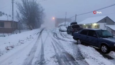 kar kalinligi -  Samsun'a Nisan karı sürprizi Videosu