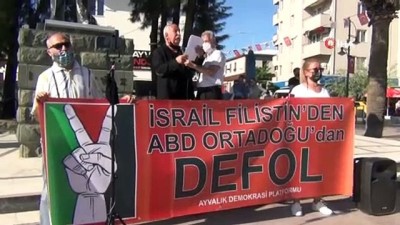 emperyalizm -  Ayvalık’ta Demokrasi Platformundan İsrail’e sert tepki Videosu