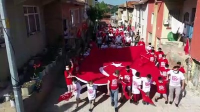 BURSA - 19 Mayıs Atatürk'ü Anma, Gençlik ve Spor Bayramı 'Küçük Venedik'te kutlandı