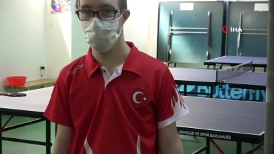 masa tenisi - Down sendromlu Erman Çetiner’in masa tenisiyle hayatı değişti Videosu