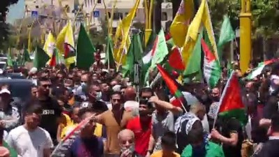 goz yasartici gaz - EL HALİL - İsrail güçlerinden Batı Şeria’daki Gazze'ye destek gösterilerine müdahale: 13 yaralı Videosu