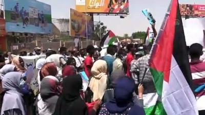 HARTUM - Sudan'da Filistin'e destek gösterisi