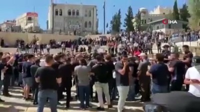 plastik mermi -  - İsrail güçlerinden Filistinlilere Şam Kapısı’nda plastik mermili müdahale Videosu