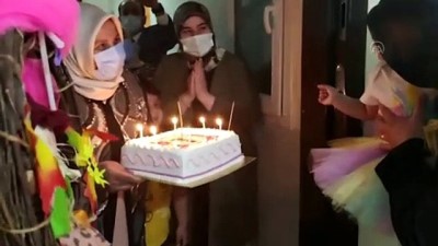 KAHRAMANMARAŞ - Şehit polis memurunun bir yaşındaki kızına doğum günü sürprizi