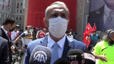 bisiklet - ADIYAMAN - 19 Mayıs Atatürk'ü Anma, Gençlik ve Spor Bayramı kutlanıyor Videosu