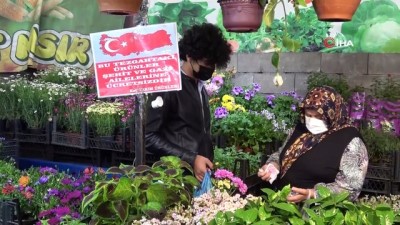 sosyal sorumluluk projesi -  Çiçekçi gençten gönülleri ısıtan hareket Videosu