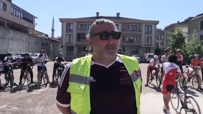 bisiklet turu - DÜZCE - Gençler pedalları 'Atatürk' için çevirdi Videosu