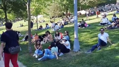 tezahur -  Maçka Parkı’nda korkutan görüntü, yüzlerce insan Maçka Parkı’na akın etti Videosu